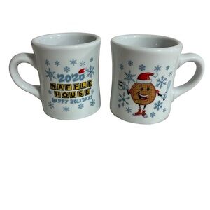 Waffle House Christmas Holiday Restaurant Coffee Mugs Wilson the Waffle 2020